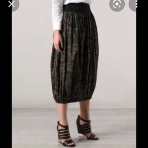 Ivan Grundahl Copenhagen Unique Hora Camo Print Lightweight Drawstring Skirt
